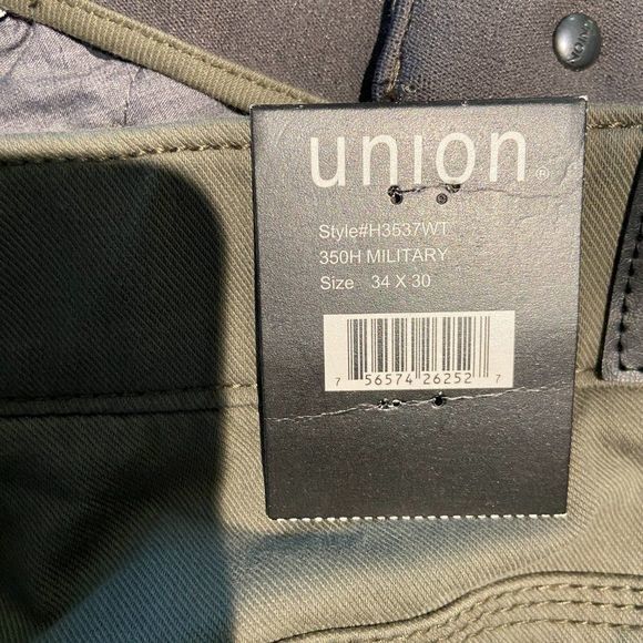 NWT‎ UNION Green Boot Cut Pants - Picture 9 of 10
